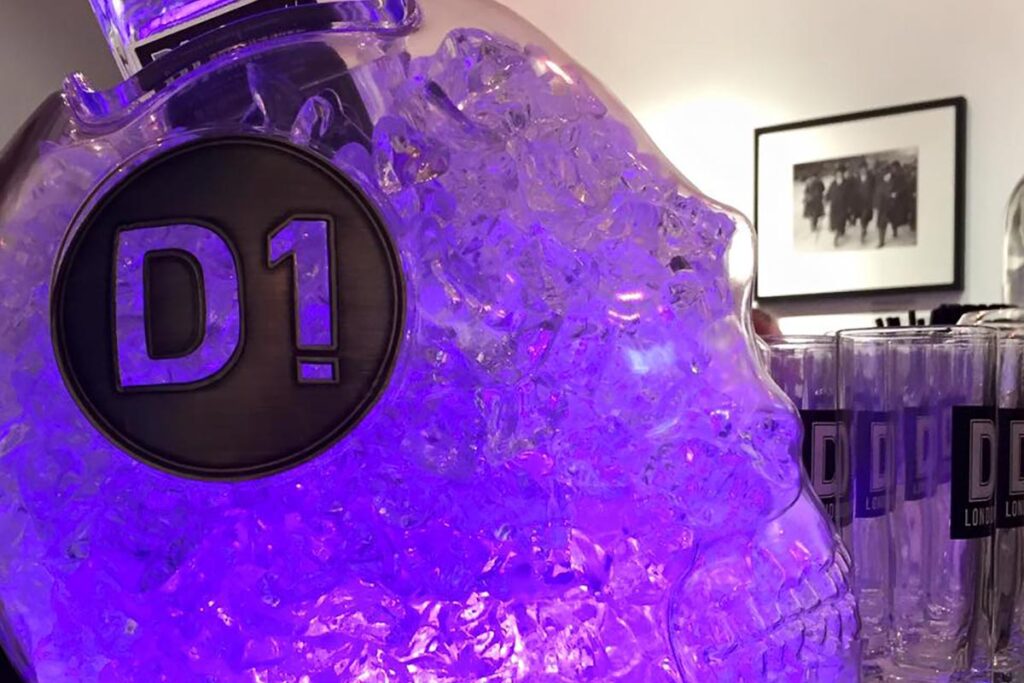 D1 vodka purple skull