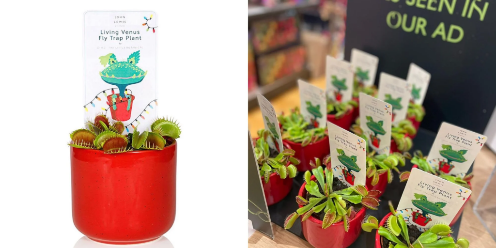 John Lewis Christmas Advert Snapper the Venus fly trap